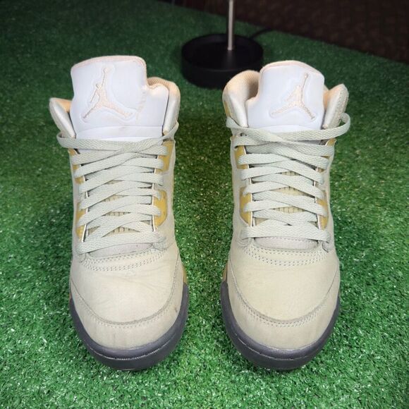 AIR JORDAN 5 JADE - Kids Basketball Shoes - SIZE 6Y - Picture 3 of 9